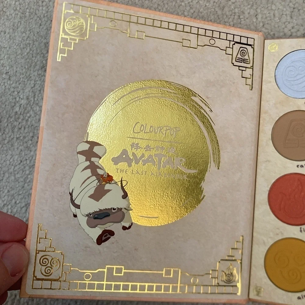 Colourpop Avatar The Last Airbender Eyeshadow Pallette New Colorpop  Limited Ed
